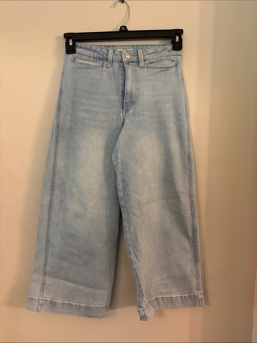 Oat New York Light Blue Wide-Leg Jeans